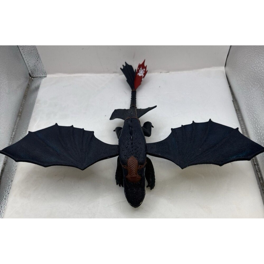 2010 Spin Master Night Fury TOOTHLESSS 12" Action Figure Train Your Drago4